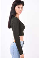 Bluza Dama Jjxx Jxfura Str Square Neck Rib Rosin